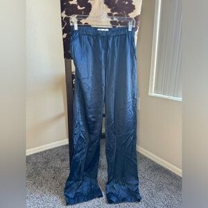 Abercrombie satin blue pants